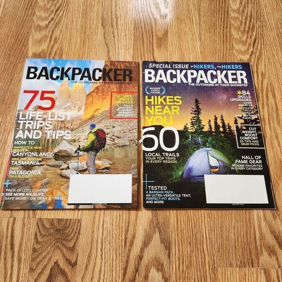 Backpacker Magazine November 2013 January 2014 Back Issues Lot of 2 - Picture 7 of 7
